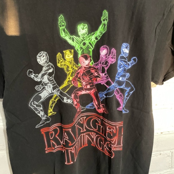 Ranger Things Power Rangers Graphic T shirt - Picture 5 of 5